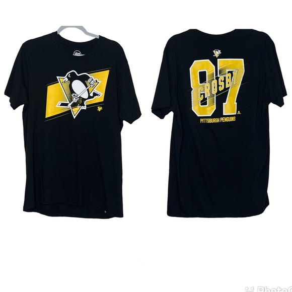 Pittsburgh Penguins Crosby 87 Graphic Hockey Tee Shirt - Picture 7 of 7